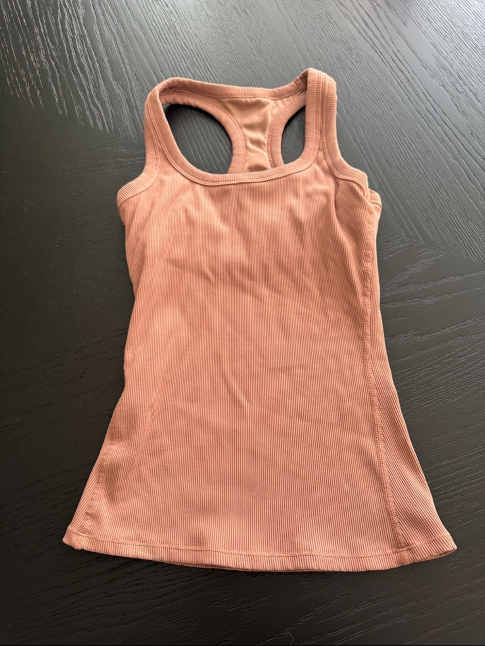 Like new ALO Yoga Ribbed Racerback Tank - Dusty Rose Pink - Picture 2 of 3